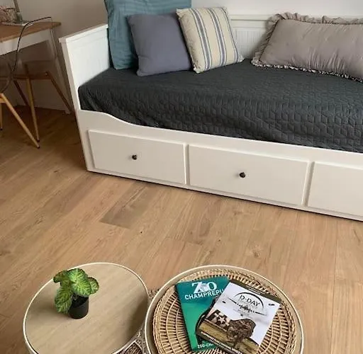 T2 - Bord De - Parking Prive - Wifi Daire Courseulles-sur-Mer